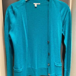 Halogen Turquoise Cardigan